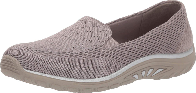 49244 Skechers womens Reggae Fest - Willows Dark Taupe Size 8.5 - Like New