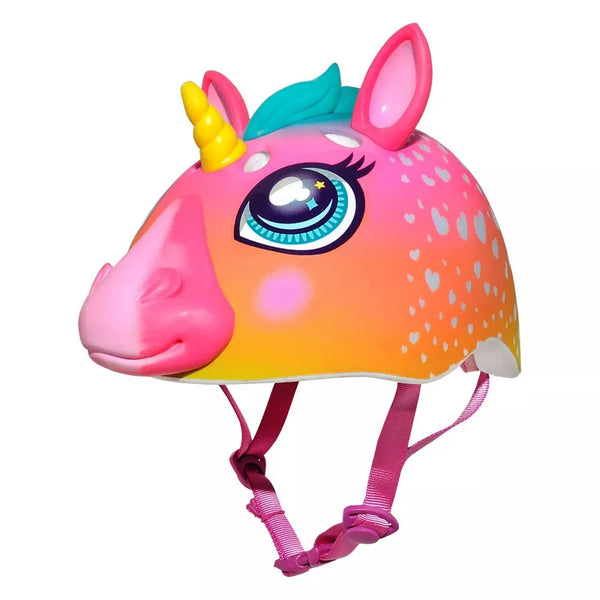RASKULLZ SUPER RAINBOWCORN CHILD BIKE HELMET - SIZE 50-54CM - MULTI - Like New