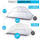 WAIHEKE Mesh Food Tent Set - 6 Pack - Silver - Brand New