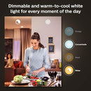 Philips Hue Smart 60W A19 LED Bulb White Color Ambiance Color-Changing 4 Pack - Like New