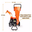 EFCUT C30 Wood Chipper Shredder Mulcher 7HP 212cc Heavy Duty - ORANGE/BLACK - Like New