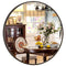 XRAMFY 30 Inch Round Mirror, Matte Black Circular, Easy Install - Black - Like New
