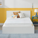 SIMMONS - GEL MEMORY FOAM MATTRESS - 7 INCH, FULL SIZE, FIRM FEEL - WHITE - Like New