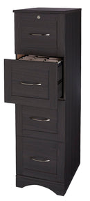 Realspace Pelingo 22”D Vertical 4-Drawer Vertical File Cabinet 936617 - Gray - Like New