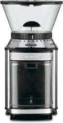 CUISINART Coffee Grinder Electric Burr One-Touch Automatic Grinder -BLACK/SILVER Like New