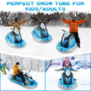 Inflatable Snow Sled for Kids and Adults, COKWEL Inflatable Sleds for Snow - Like New