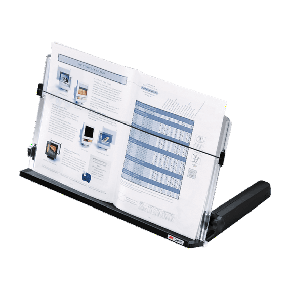 3M™ IN-LINE ADJUSTABLE DOCUMENT HOLDER - CLEAR BLACK - Brand New