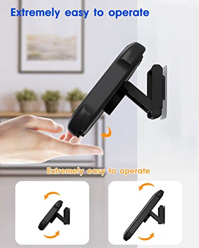 Weatherproof Shower Phone Holder with 360° Rotation, Angle adjustable - Black - Like New