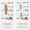 WHITMOR DOUBLE ROD FREESTANDING CLOSET ORGANIZER - GREY - Like New