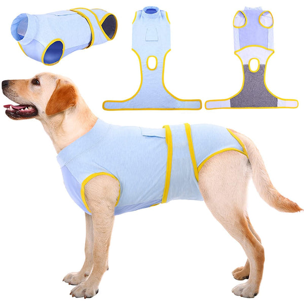 Kuoser Recovery Suit for Dogs Cats After Surgery Professional Pet Recovery Shirt - Brand New