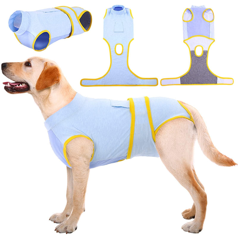 KUOSER RECOVERY SUIT FOR DOGS CATS AFTER SURGERY PROFESSIONAL PET - YOUTH LARGE - Like New