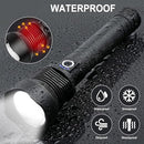 OMALIGHT Rechargeable LED Tactical Flashlight with Zoomable, 10 Modes - Black - Like New