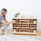 ECR4KIDS MOBILE BLOCK STORAGE CART, MEDIUM, CLASSROOM FURNITURE, NATURAL - Like New