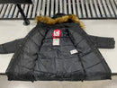 OLCW743 CANADA WEATHER GEAR WOMEN'S PARKA WITH FAUX FUR TRIM HOODED BLACK SMALL - Brand New