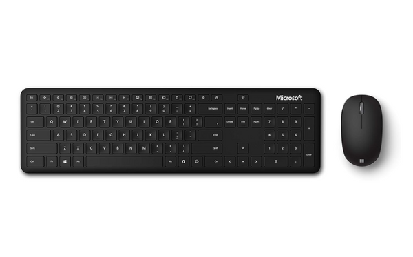 Microsoft Desktop Wireless Bluetooth Keyboard and Mouse Combo 1AI-00001 - Black Like New