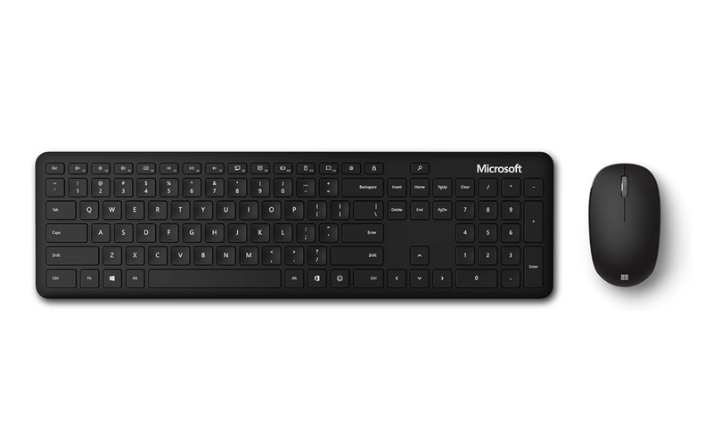 Microsoft Desktop Wireless Bluetooth Keyboard and Mouse Combo 1AI-00001 - Black - Like New