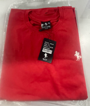 BLACK HORSE CLUB MEN'S CREW SHIRT - SIZE: MEN XL - RED - Like New