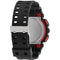 Casio G-Shock Ana-digi World Time Dial Men's watch #GA100-1A4ER - Black/Red Like New