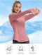 FKEEP Women's Sun Shirts Long Sleeve Athletic Jackets UPF 50+, ROSE PINK, XS - Brand New