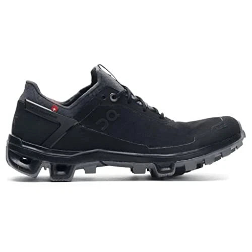 ON RUNNING MEN'S CLOUDVENTURE PEAK TEXTILE SYNTHETIC TRAINERS 10.5 - BLACK ROCK - Like New