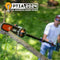 SENIX X6 60 VOLT MAX 10-INCH CORDLESS POLE SAW CHAINSAW CSPX6-M TEAL/BLACK - Like New