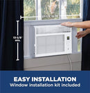 GE WINDOW AIR CONDITIONER UNIT 6,000 BTU FOR SMALL ROOMS AHEE06ACQ1 - WHITE - Like New