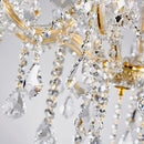 TMAFON Modern Gold Chandelier Light Fixture - Luxury Maria Theresa Crystal - Brand New