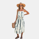 CUPSHE WOMEN'S SPAGHETTI STRAP TIE-DYE MIDI DRESS - SIZE S - TIE-DYE - Brand New