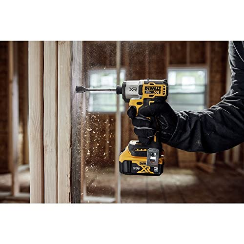 DEWALT 20V MAX IMPACT DRIVER CORDLESS 3-SPEED BATTERY CHARGER DCF845P1 - YELLOW - Like New
