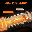 MAXXHEAT HEAT GUN - COOL MODE 100℉~1200℉ WITH DUAL FUSES HOT AIR GUN - ORANGE - Like New