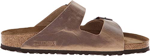 BIRKENSTOCK ARIZONA UNISEX NARROW SANDALS - MEN'S 8N WOMEN'S 10N - TOBACCO BROWN - Like New