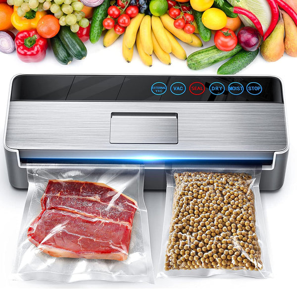 VSDK VACUUM SEALER MACHINE (95KPA), LED INDICATOR LIGHTS, V8111 - SILVER New