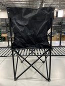 TREK OUTDOOR LIVING SOLUTIONS HEAVY DUTY CAMPING CHAIR - BLACK - Like New