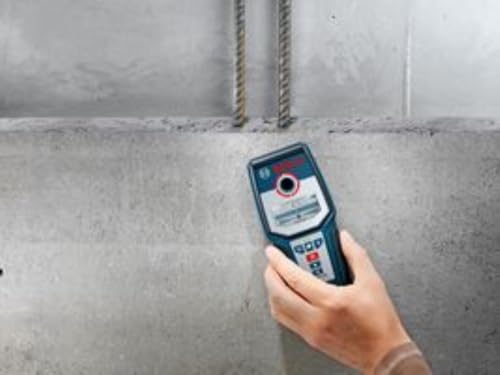 BOSCH GMS120-RT Digital Wall Scanner, Wood, Metal, Live Wire, RECONDITIONED BLUE - Like New