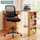 COZIFURNI Drafting Chair Tall Office Chair for Standing Desk Counter Height - Like New