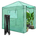 PEXFIX 8'X 8' PORTABLE WALK-IN GREENHOUSE EASY SETUP A-GE06016-USAM026 - GREEN - Like New