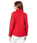B0BC5P97WT Tommy Hilfiger Quilted Jacket Scarlet LG (US 12-14) - Brand New