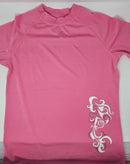 KANU SURF WOMEN'S BREEZE UPF 50+ SHORT SLEEVED ACTIVE RASHGUARD - WOMEN M - PINK - Brand New