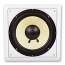 ACOUSTIC AUDIO HD-S10 FLUSH MOUNT PASSIVE SUBWOOFER IN WALL 10" SPEAKER - Like New