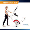 Marcy Recumbent Exercise Bike with Magnetic Resistance NS-908R - White - Like New