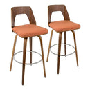 LumiSource Trilogy 30" Bar Stool, Bar Chairs, Swivel Bar Stools, Bar Stools - Like New