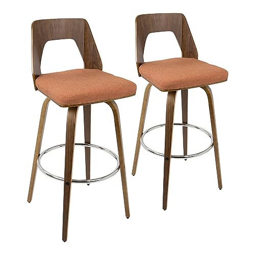 LumiSource Trilogy 30" Bar Stool, Bar Chairs, Swivel Bar Stools, Bar Stools - Like New