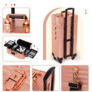 KECHIN 5-in-1 Professional Rolling Makeup Train Case Large Storage B0BYNT6BK3 - Brand New