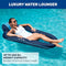 AQULA LUXURY WATER POOL LOUNGE EXTRA LARGE - NAVY/LIGHT BLUE/PEEPOLE - Like New