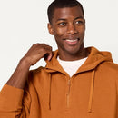 AMAZON ESSENTIALS MEN'S OVERSIZED-HOODIE SWEATSHIRT SIZE L CARAMEL - Brand New