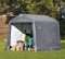 SHELTERLOGIC 8' X 8' X 8' SHED-IN-A-BOX ALL SEASON STEEL METAL PEAK ROOF - GRAY - Like New