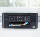 Brother Wireless All-in-One Inkjet Printer Multi-function MFC-J491DW - Black - Like New