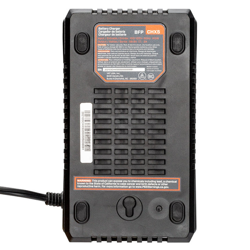 SENIX 58 VOLT MAX LITHIUM ION BATTERY CHARGER POWER STATION - BLACK - Like New