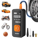 ZUZEE TIRE INFLATOR PORTABLE AIR COMPRESSOR 150PSI AIR PUMP - ORANGE/BLACK - Like New
