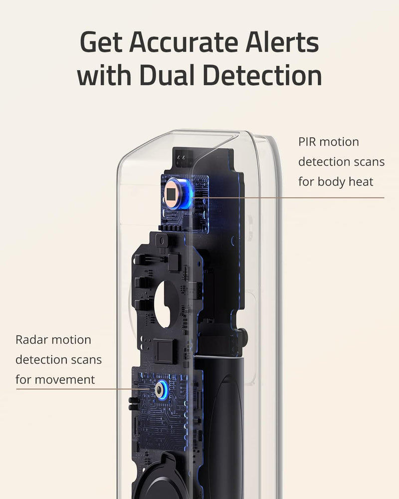 eufy Security Doorbell Dual Camera T8213 Battery-Powered with HomeBase T8010X Like New